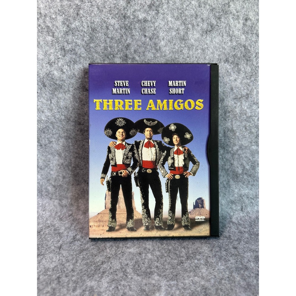 Three Amigos DVD Steve Martin Chevy Chase Martin Short 1986 Comedy Movie 90007-2